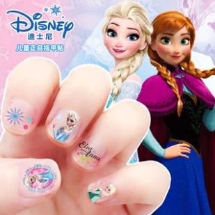 Dán móng tay cho bé hình công chúa hoạt hình đáng yêu, hình dán móng trẻ em