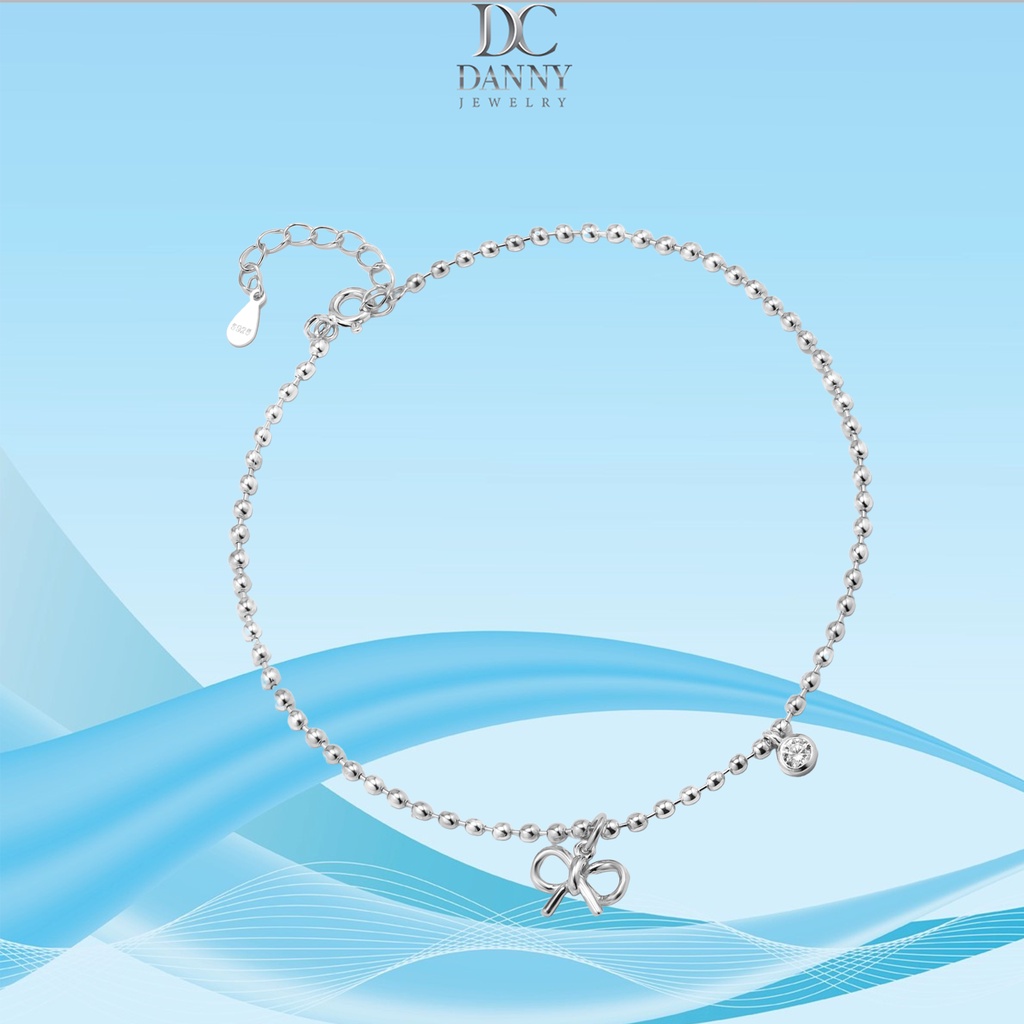 Lắc Tay Danny Jewelry Bạc 925 Xi Rhodium Dây Bi Đính Phụ Kiện LACY76