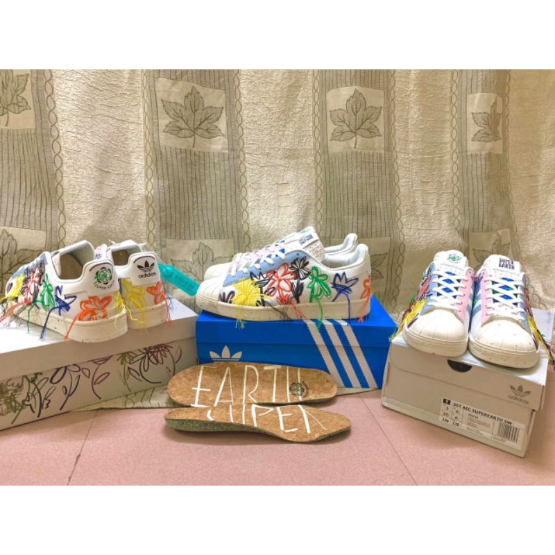 Giày thể thao Adidas Superstar Superearth, Giày adidas sò  NEW FULLBOX + BILL