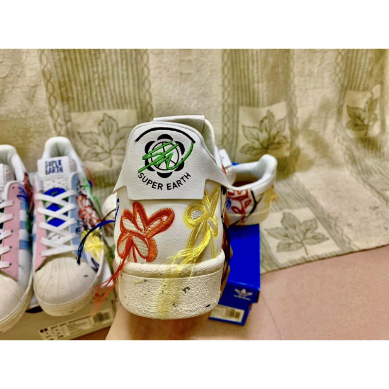 Giày thể thao Adidas Superstar Superearth, Giày adidas sò  NEW FULLBOX + BILL
