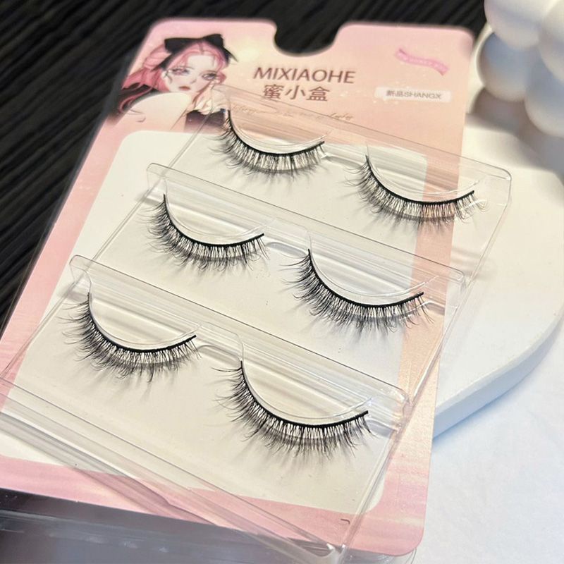 Lông Mi Giả 3D 0.05 Mềm Mịn Tự Nhiên Màu Đen