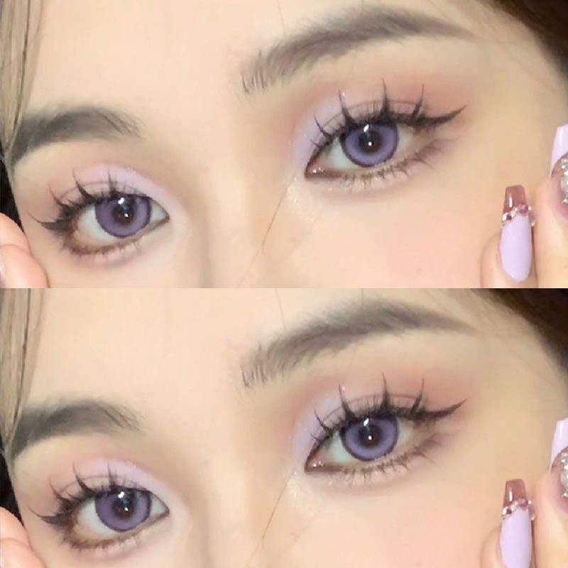 Lông Mi Giả Dày Màu Trắng Ánh Trăng Trang Điểm Hóa Trang Quỷ Nhỏ Truyện Tranh