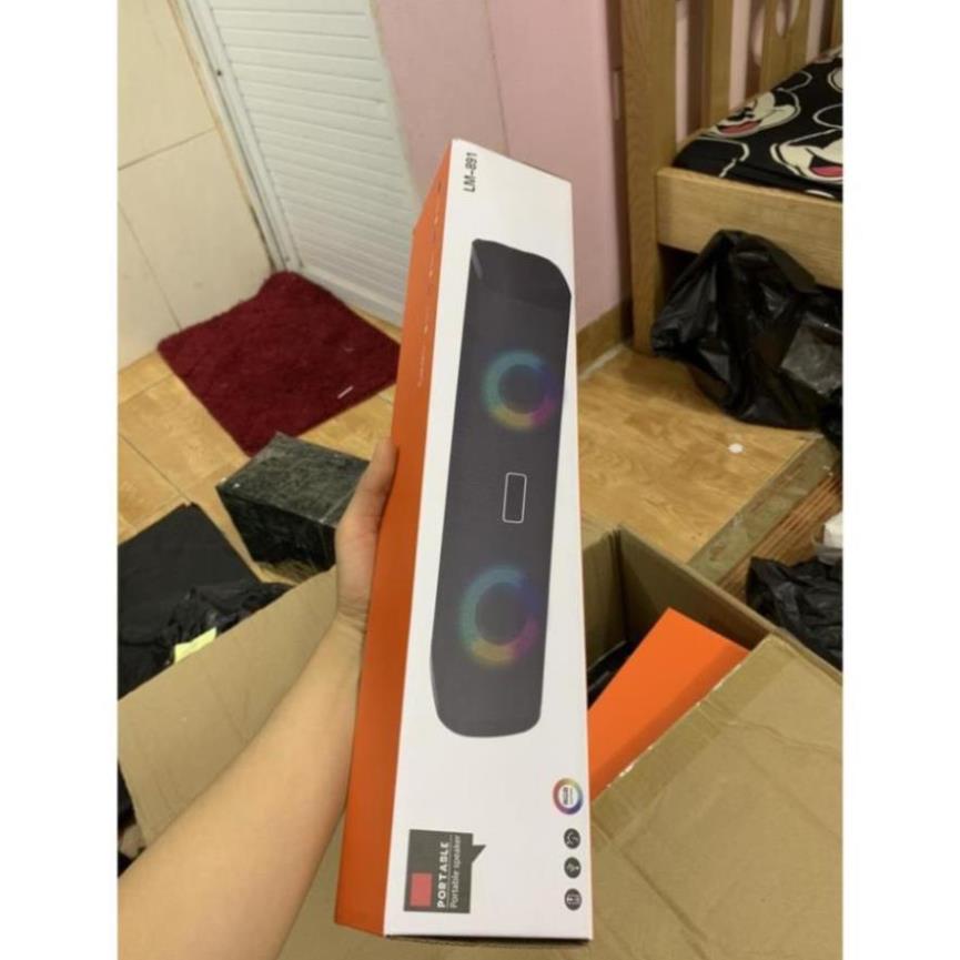 Loa Bluetooth LM -891 không dây có đèn nháy, bass đập cực mạnh bảo hành 12 tháng
