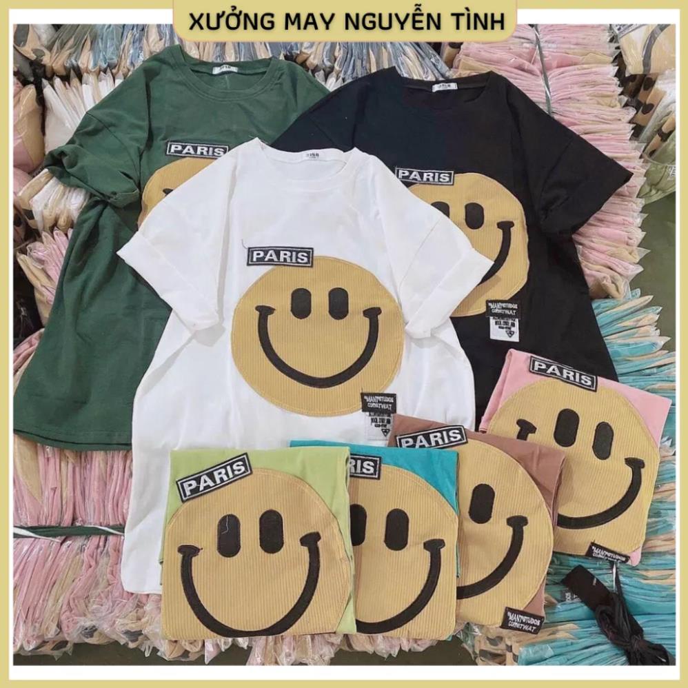 Áo Thun Nam Nữ Form Rộng Chất Cotton Khô In Mc, Áo Phông Unisex Phong Cách Hàn Quốc Màu Trung Tính Dễ Phối Đồ