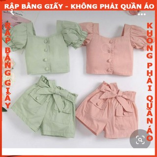 Rập giấy A0 bộ đùi bé gái mã R472