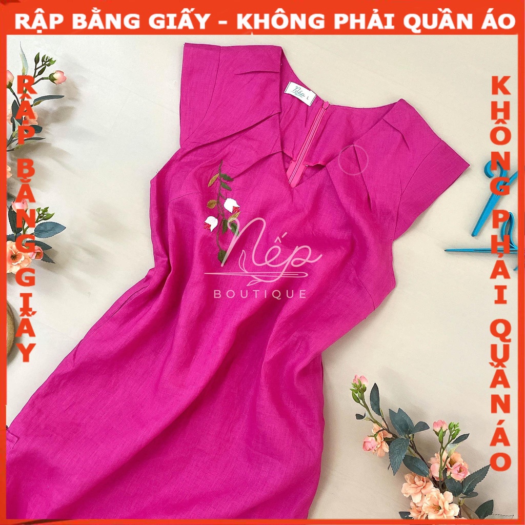 Rập giấy may đầm mã 1663