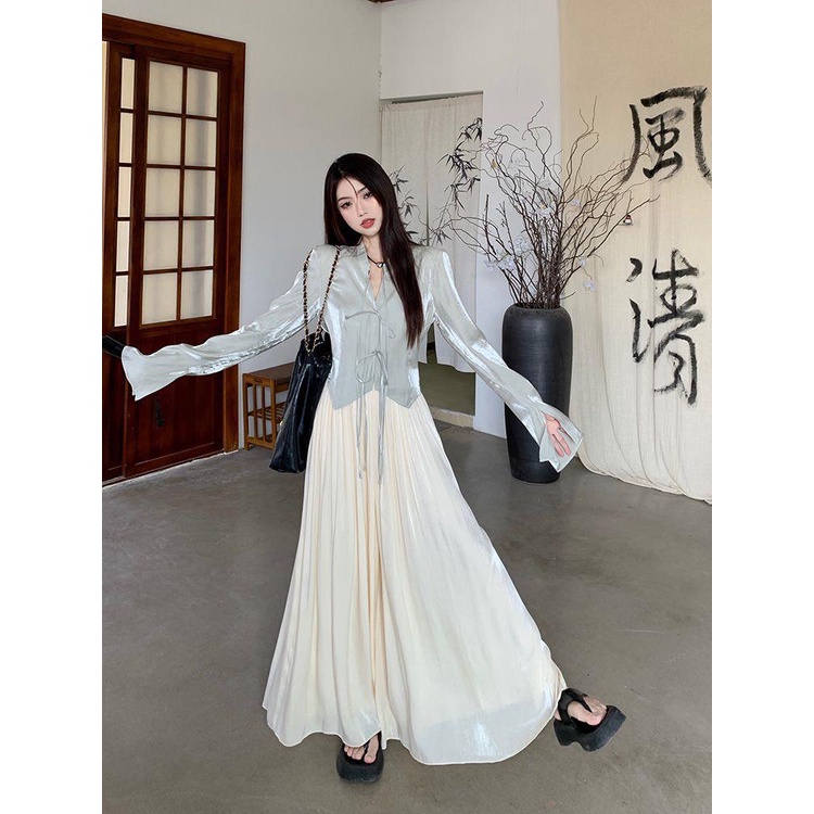 Áo Khoác Cardigan Mỏng Tay Dài Phong Cách Trung Hoa Thời Trang Mùa Hè Mới Cho Nữ