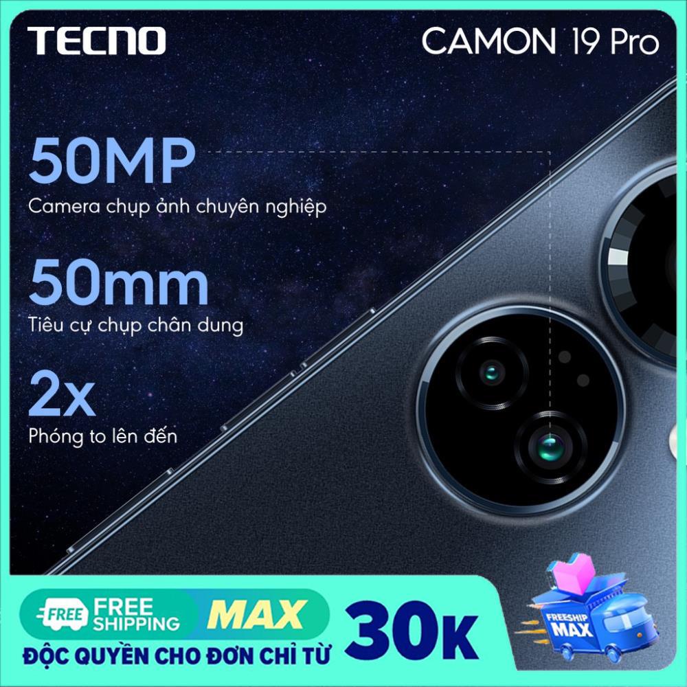 Điện thoại Camon 19 Pro GB/128GB  Chính Hãng Mới Nguyên Seal Hiệu Năng Khủng Bảo Hành 13 Tháng. Tecnomobile