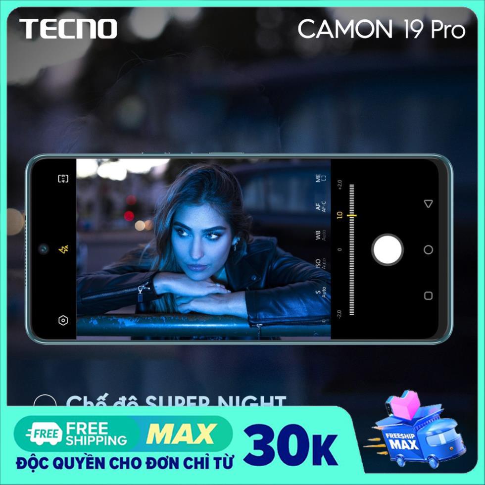 Điện thoại Camon 19 Pro GB/128GB  Chính Hãng Mới Nguyên Seal Hiệu Năng Khủng Bảo Hành 13 Tháng. Tecnomobile