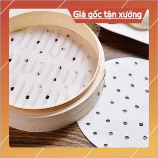 Tệp 100 tờ giấy nến đục lỗ size 20cm - shop lemarx
