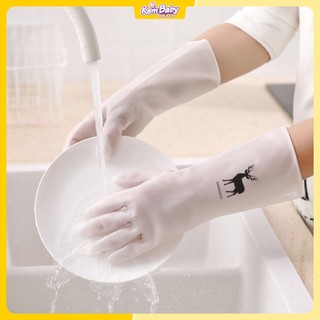 Găng tay làm bếp siêu dai - Găng tay cao su siêu dai rửa bát, rửa chén, giặt giũ
