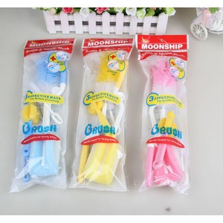 Bộ cọ rửa bình sữa và núm ti 5 chi tiết