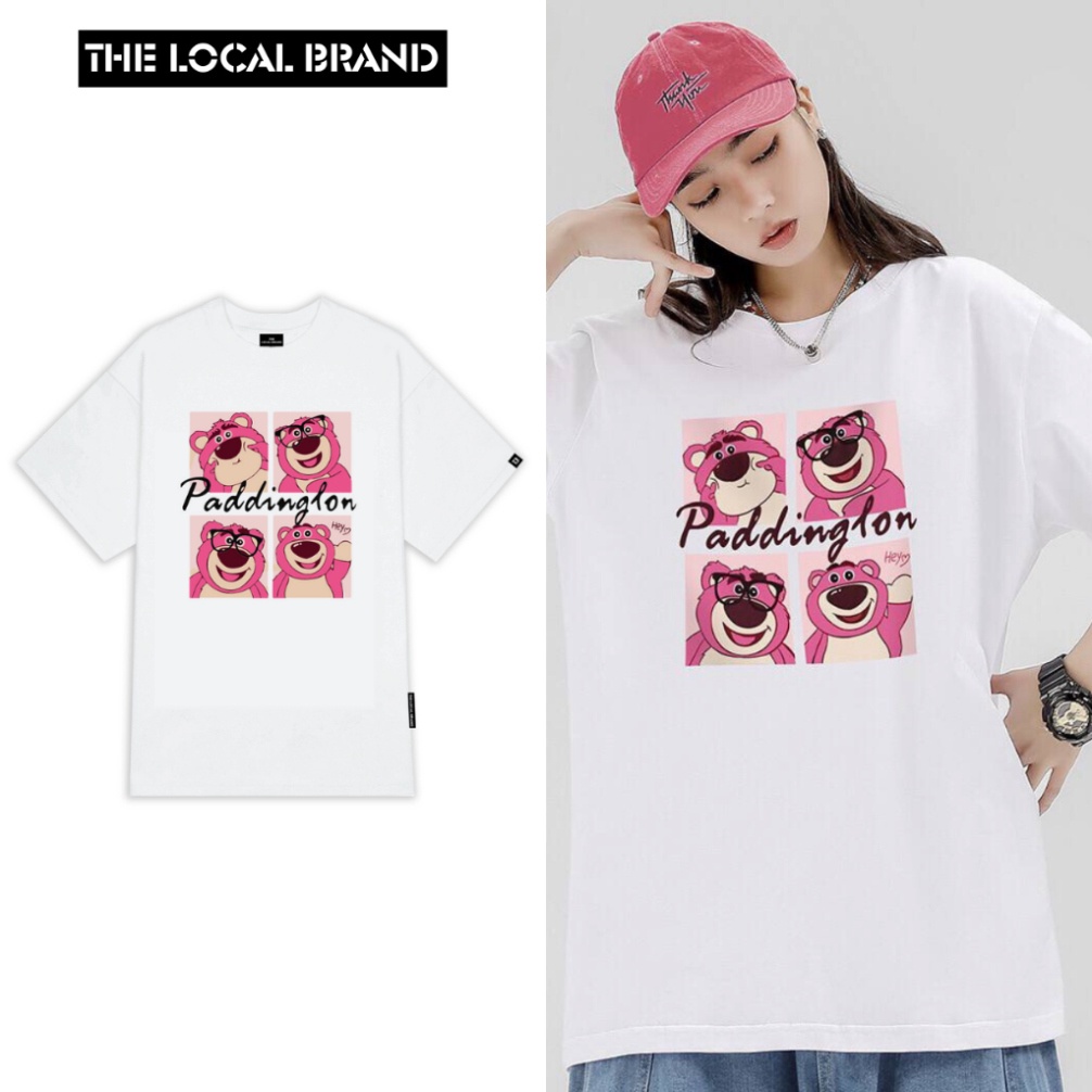 Áo Thun Nữ The Local Brand - Paddinglon , Áo Cộc Tối Tân Tính Cách Chất Cotton Cứng Cáp Oversize