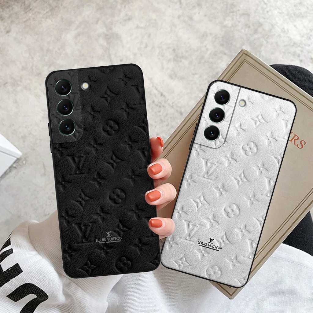 Ốp lưng điện thoại Samsung S22 / S22 Plus / S22 Ultra / S22+ hình thương hiệu thời trang LV cao cấp