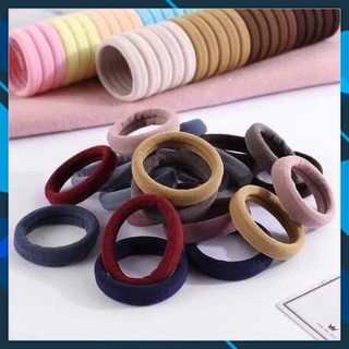 [THANH LÝ] ỐNG 20 CHIẾC DÂY CHUN BUỘC TÓC SỢI TO