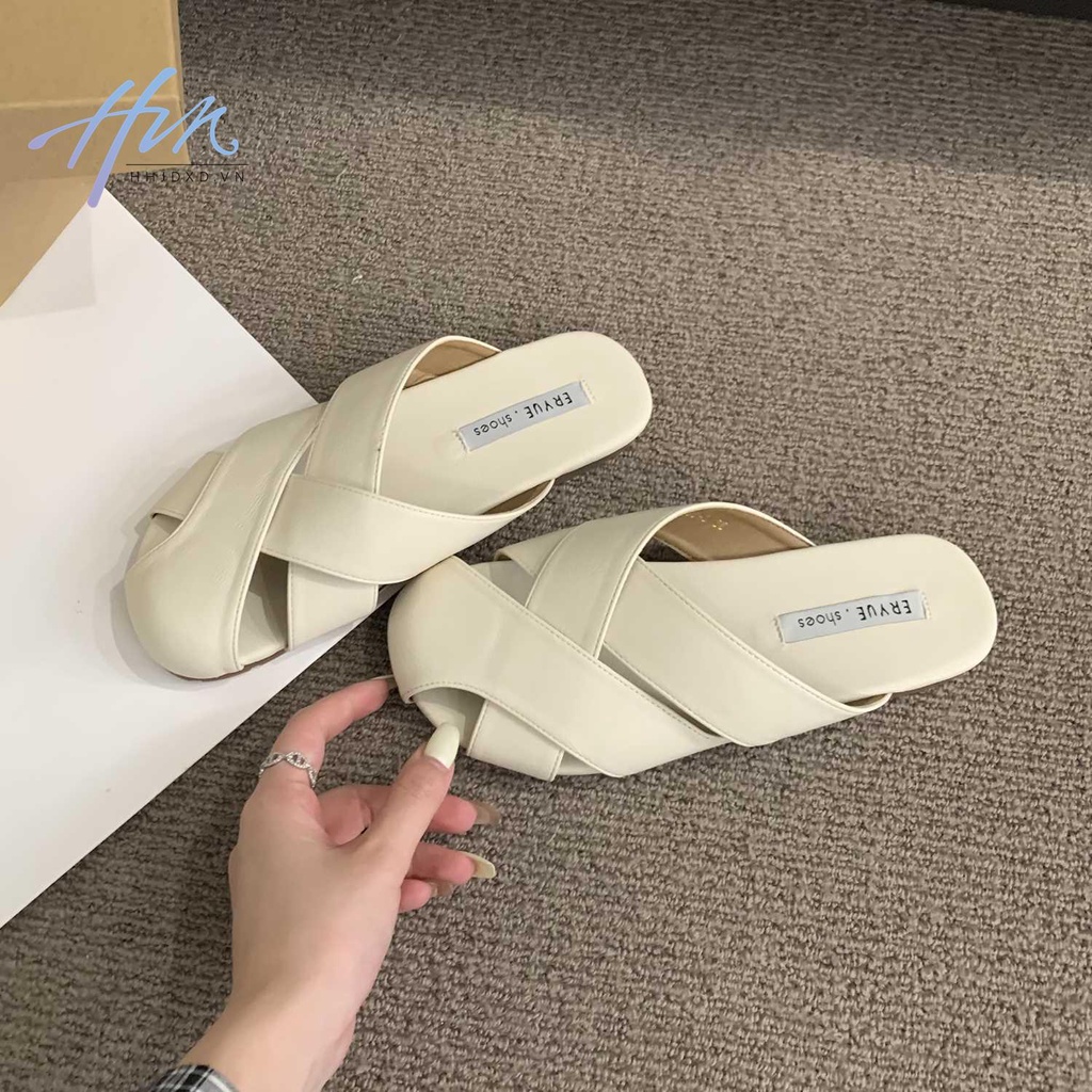 Dép Sandal Đế Bằng Phong Cách Hàn Quốc Thời Trang Mùa Hè 2023 Mới Cho Nữ