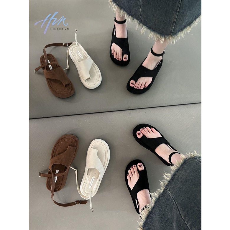 Giày Sandal Hở Ngón Đế Dày Siêu Nhẹ Phong Cách Bohemian Thời Trang Mùa Hè Hàn Quốc 2023 Mới