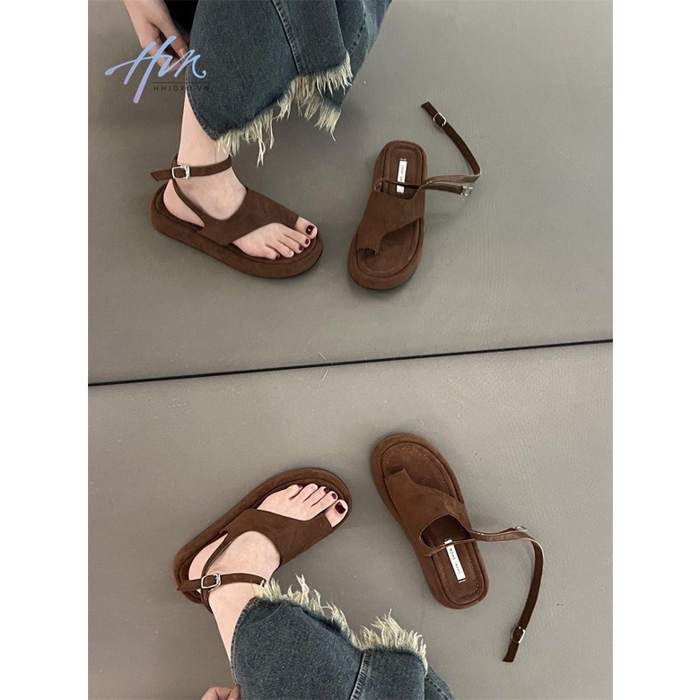 Giày Sandal Hở Ngón Đế Dày Siêu Nhẹ Phong Cách Bohemian Thời Trang Mùa Hè Hàn Quốc 2023 Mới