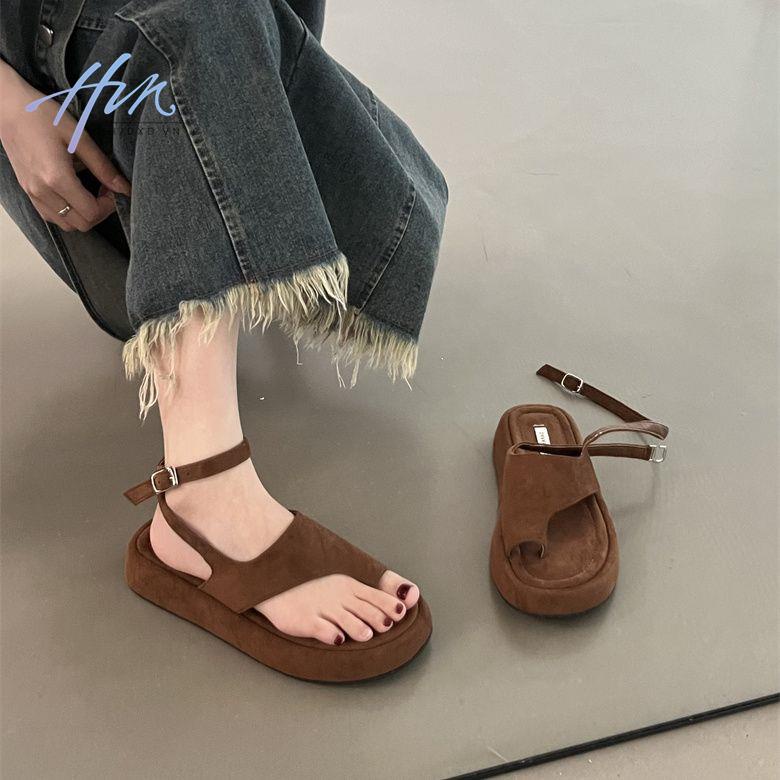 Giày Sandal Hở Ngón Đế Dày Siêu Nhẹ Phong Cách Bohemian Thời Trang Mùa Hè Hàn Quốc 2023 Mới
