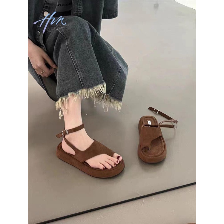 Giày Sandal Hở Ngón Đế Dày Siêu Nhẹ Phong Cách Bohemian Thời Trang Mùa Hè Hàn Quốc 2023 Mới