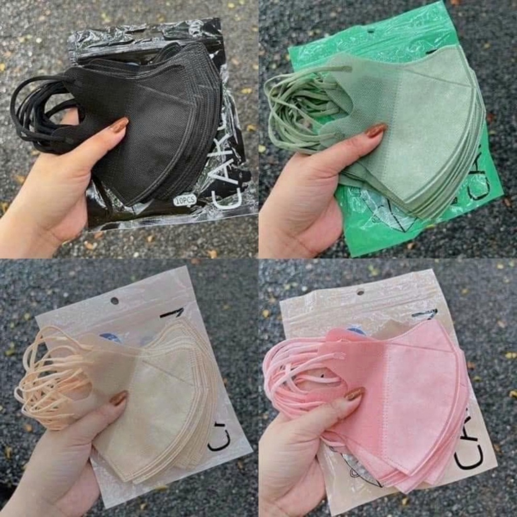 Free Ship-Thùng 100 chiếc] khẩu trang chống bụi 5D THÁI LAN,5D MASK CAREION Kháng Khuẩn,nhiều Màu Lạ Siêu Đẹp