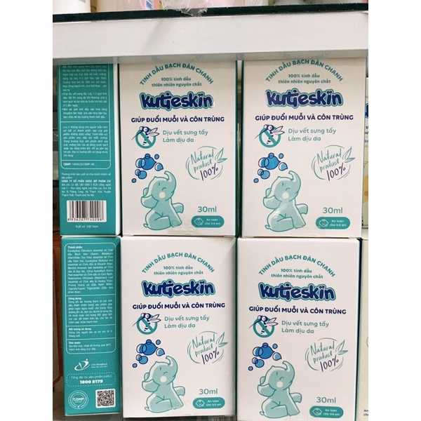 KUTIESKIN Kem bôi da tự nhiên chăm sóc làn da bé, Kem chàm sữa