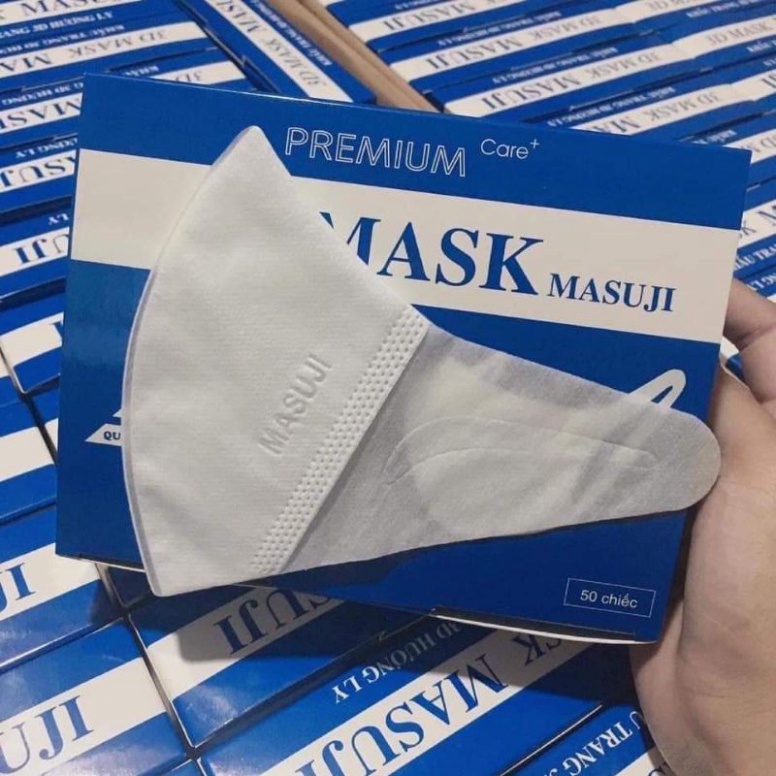 Hộp 50 chiếc khẩu trang y tế 3D Masuji chính hãng
