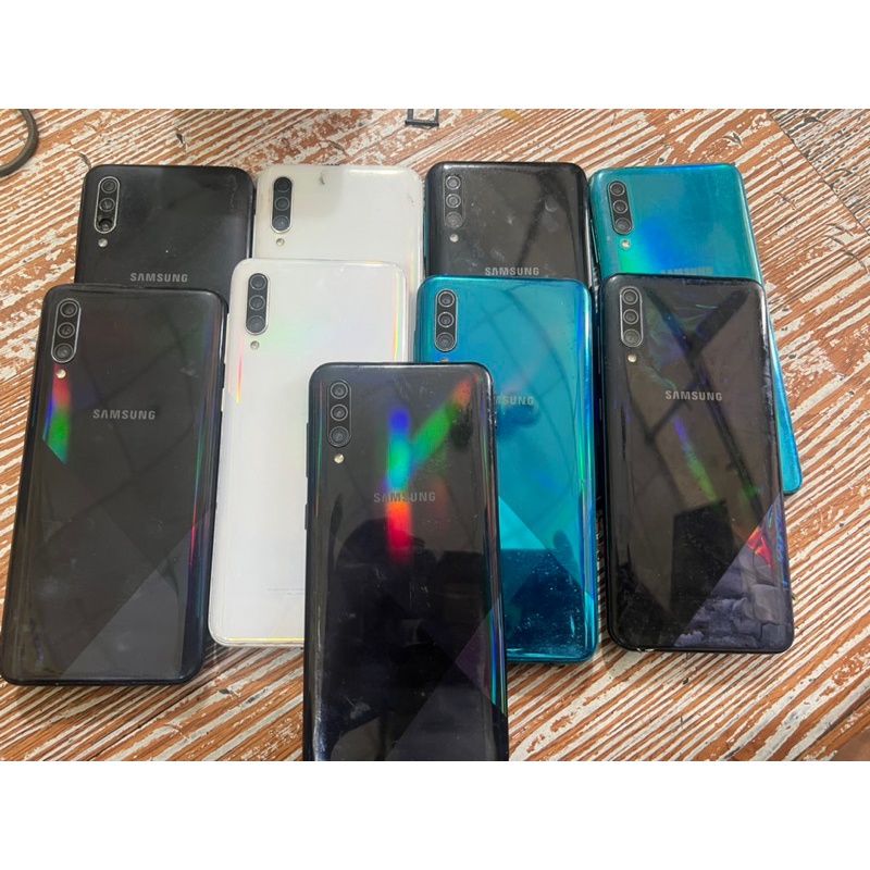 Xác điện thoại Samsung A30s hư màn hình,mã A30s bao main rin full chức năng. BH 1 năm