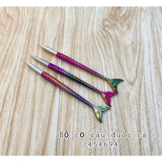 Bộ cọ râu , cọ nét đuôi cá vẽ móng tay chân