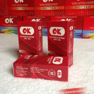 Bao Cao Su OK Original Chính Hãng siêu mỏng kéo dài thời gian quan hệ- Tổng kho bao cao su Hà Nội