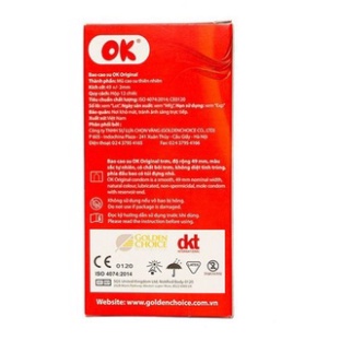 Bao Cao Su OK Original Chính Hãng siêu mỏng kéo dài thời gian quan hệ- Tổng kho bao cao su Hà Nội
