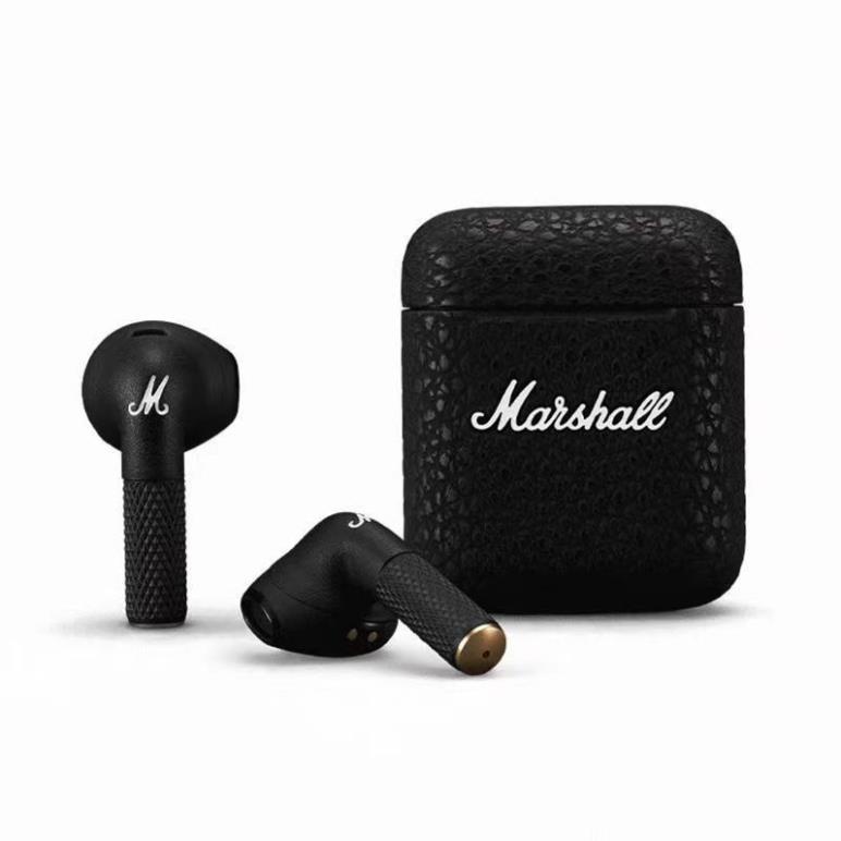 Tai nghe Bluetooth Không Dây Marshall Minor III LOGO NỔI - Âm Thanh Nổi Chất Lượng Cao Kiểu Dáng Hiện Đại Pin 5h BH 12T