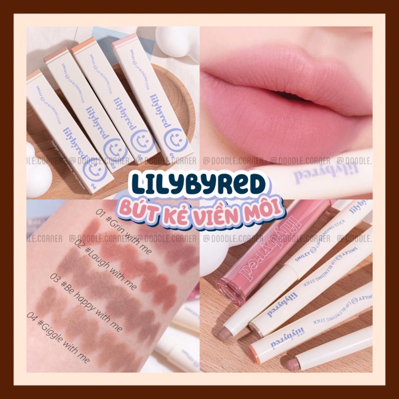 Bút kẻ viền môi Lilybyred Smiley Lip Blending Stick