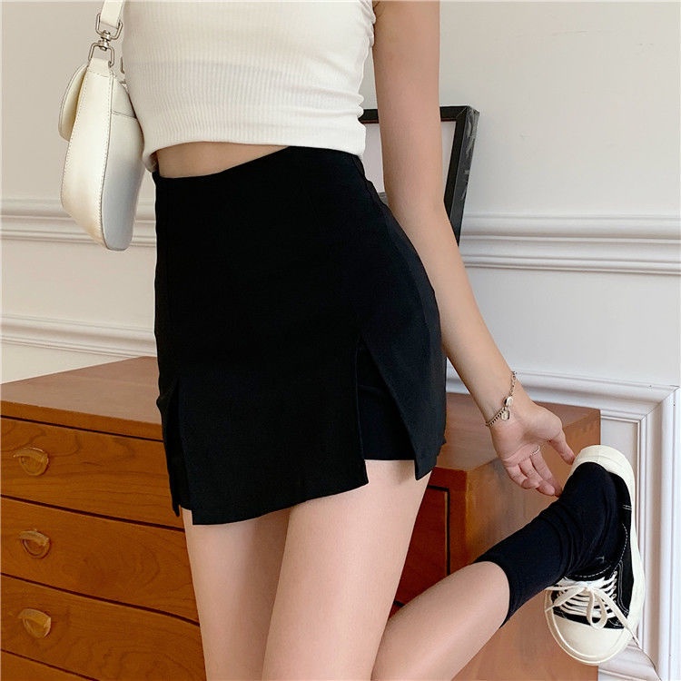 Jiashucheng Chân Váy Chữ a Lưng Cao Dáng Ôm Thời Trang Xuân Thu Cho Nữ