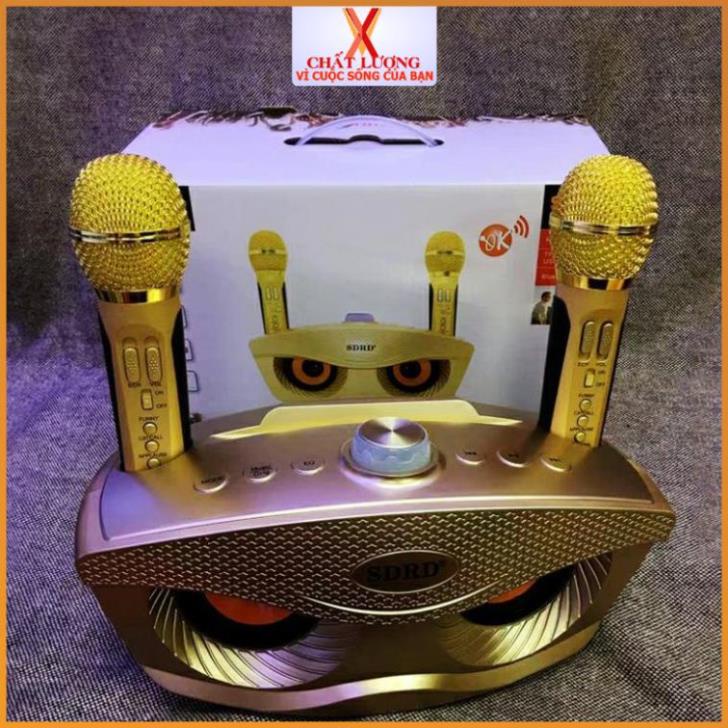 Loa Karaoke Bluetooth SD306 Bản Mới 2023 - “Mê Thích Nhích” - Tặng Kèm 2 Micro Đa Năng.