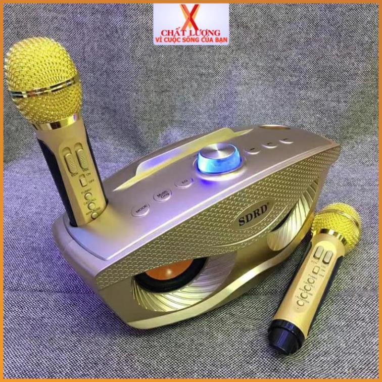 Loa Karaoke Bluetooth SD306 Bản Mới 2023 - “Mê Thích Nhích” - Tặng Kèm 2 Micro Đa Năng.