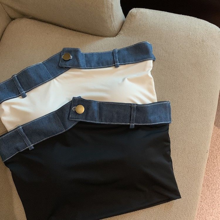 Jiashucheng Áo Ống Ôm Dáng Ngắn Quyến Rũ Thời Trang Mùa Hè Cho Nữ