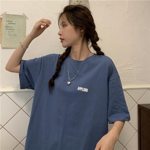 Jiashucheng Áo Thun Tay Ngắn Dáng Rộng In Hình Gấu Phong Cách Hàn Quốc Thời Trang Mùa Hè Mới Cho Nữ