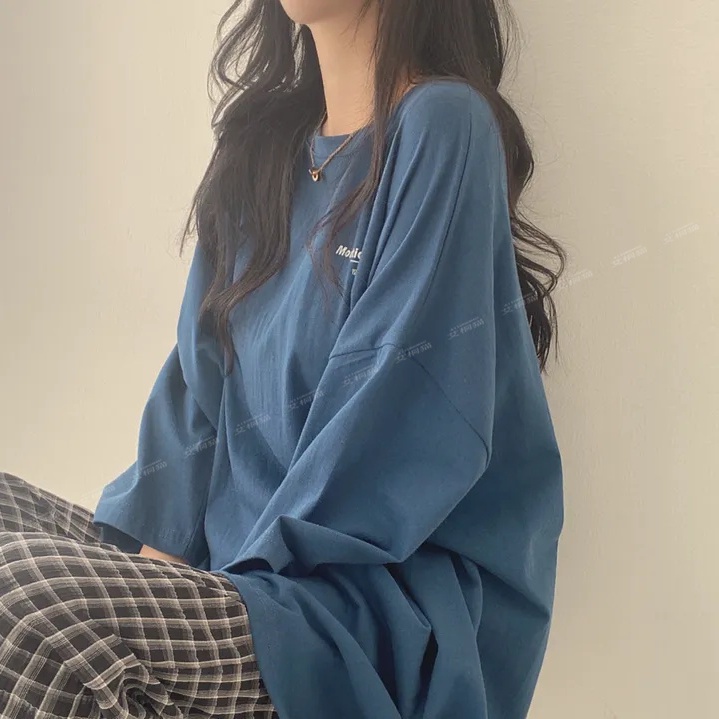 Jiashucheng Áo Thun Cotton Tay Ngắn Dáng Rộng Thời Trang Mùa Hè Phong Cách Hàn Quốc Cho Nữ