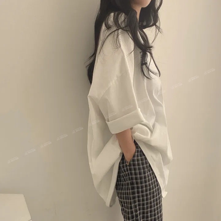 Jiashucheng Áo Thun Cotton Tay Ngắn Dáng Rộng Thời Trang Mùa Hè Phong Cách Hàn Quốc Cho Nữ