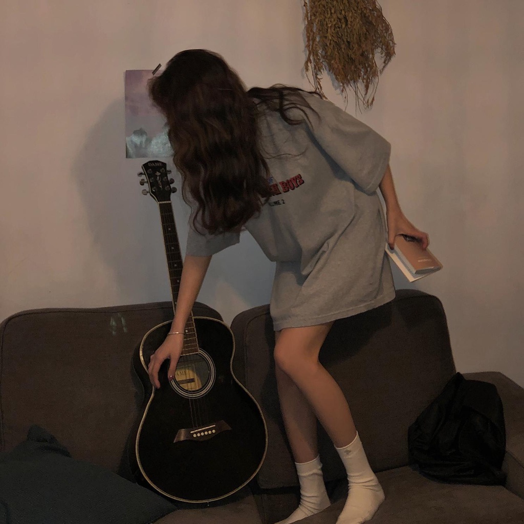 Jiashucheng Áo Thun Cotton Nguyên Chất Ngắn Tay Dáng Rộng Phong Cách Hàn Quốc Thời Trang Mùa Hè Hàng Mới Dành Cho Bạn Nữ