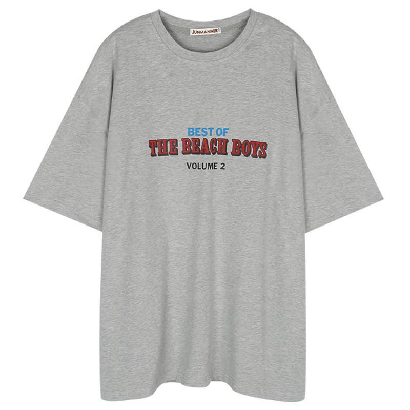 Jiashucheng Áo Thun Cotton Nguyên Chất Ngắn Tay Dáng Rộng Phong Cách Hàn Quốc Thời Trang Mùa Hè Hàng Mới Dành Cho Bạn Nữ