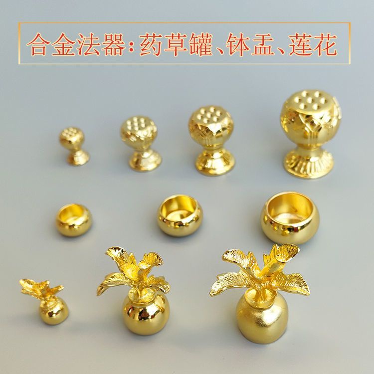 Tượng Phật Shakyamuni Hình Hoa Sen Bằng Hợp Kim Trang Trí Nhà Cửa