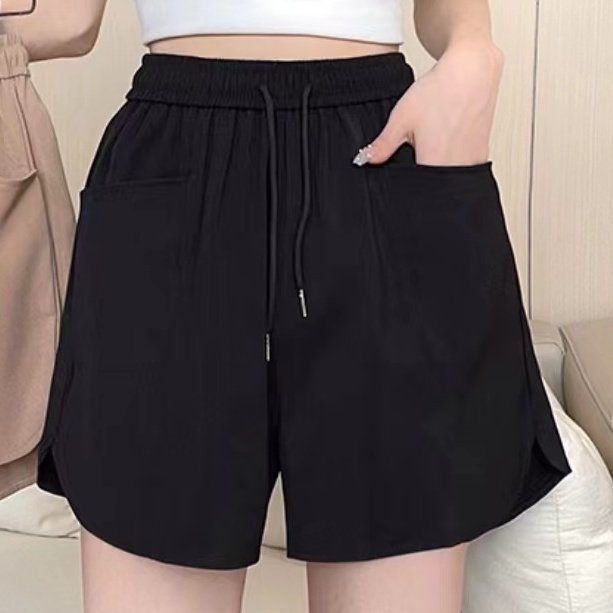 Jiashucheng Quần Culottes Lưng Cao Ống Rộng Cài Khóa Thời Trang Thu Hè Phong Cách Trung Hoa Mới Cho Nữ