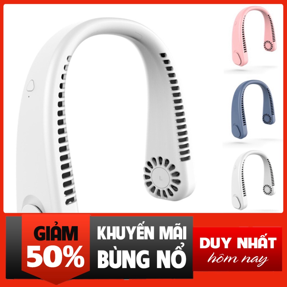 Quạt làm mát mini đeo cổ không cánh có thể sạc lại bằng cổng USB rẻ nhất shopee | BigBuy360 - bigbuy360.vn
