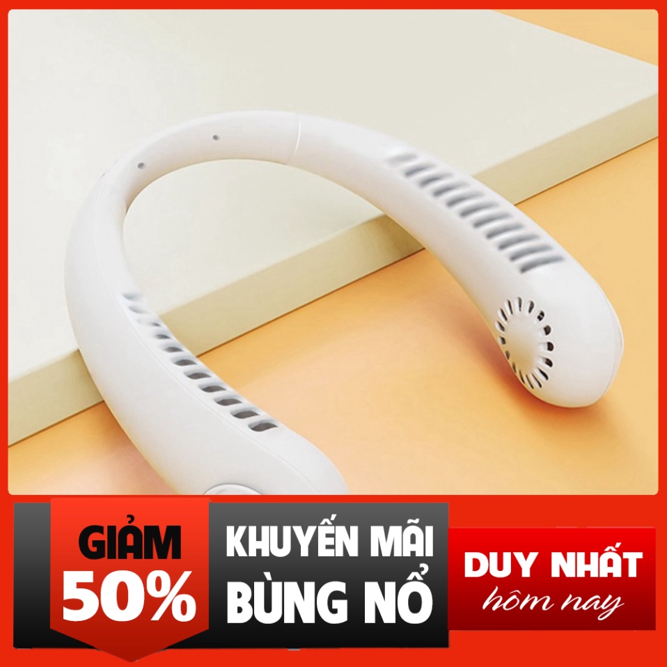 Quạt làm mát mini đeo cổ không cánh có thể sạc lại bằng cổng USB rẻ nhất shopee | BigBuy360 - bigbuy360.vn
