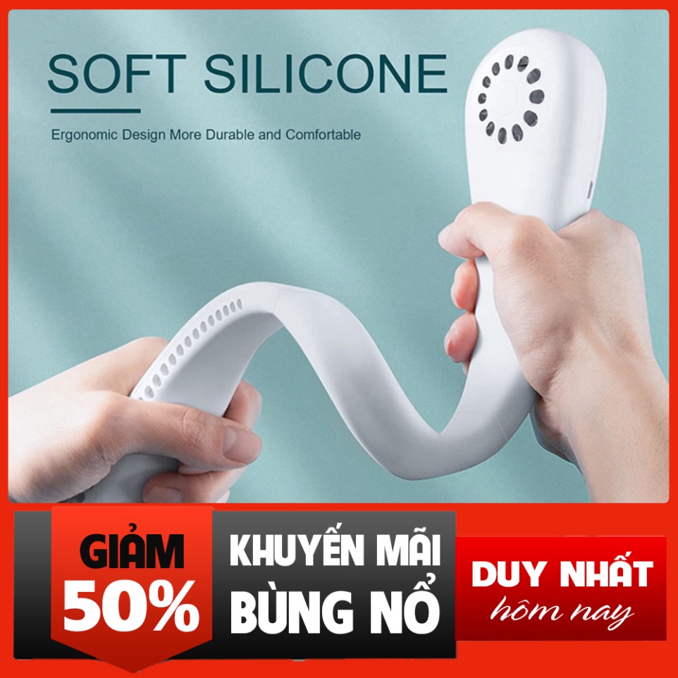 Quạt làm mát mini đeo cổ không cánh có thể sạc lại bằng cổng USB rẻ nhất shopee | BigBuy360 - bigbuy360.vn