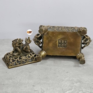Xông trầm lân bằng đồng