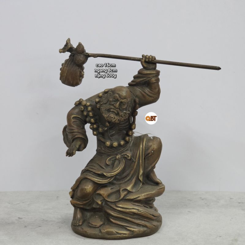 Đạt ma tổ sư đứng nhỏ bằng đồng