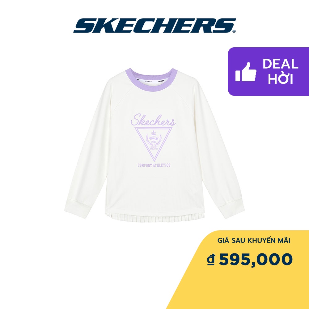 Skechers Bé Gái Áo Thun Tay Dài 0 Clubhouse (SKX) Performance - P123G005-0074